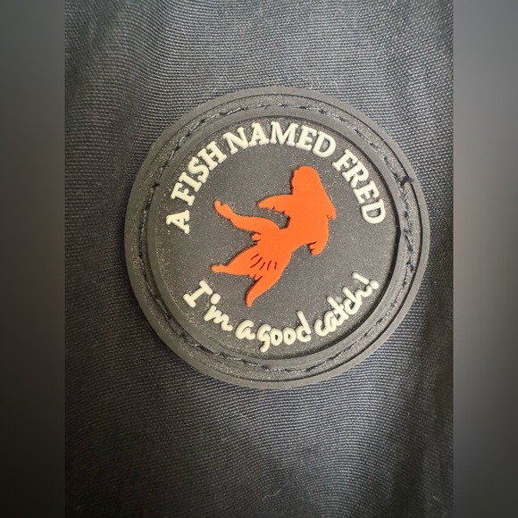 Men’s A Fish Named Fred Blouson Marine Luxury Zip Pocket Ribbed cuffs Jacket - Picture 7 of 15